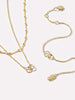 Ana Luisa Jewelry Necklace Bracelet Stud Delicate Layers Bundle Silver