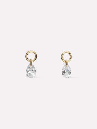 Ana Luisa Jewelry Charms Earring Charms Floating Stone Charms Gold