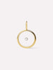 Ana Luisa Jewelry Charms Gold Pendant Floating Diamond Charm Large Solid Gold