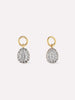 Ana Luisa Jewelry Earring Charms Earring Charms Pave Pebble Charms Gold