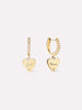 Gold Huggie Hoop Earrings - Georgie