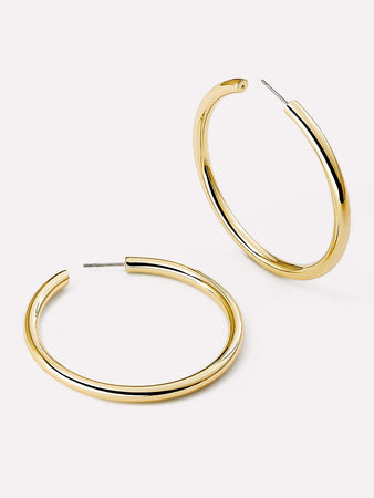 Ana Luisa Jewelry Earrings Large Hoops Large Hoop Earrings Tia Large Gold