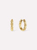 Ana Luisa Jewelry Earrings Medium Hoops Medium Quilted Hoops Alessa Medium Gold