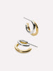 Ana Luisa Jewelry Earrings Small Hoops Double Hoop Earrings Scarlett Two Tone Gold