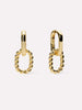 Ana Luisa Jewelry Earrings Drop Double Hoop Earrings Ashley Gold
