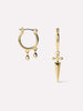 Ana Luisa Jewelry Co Creation Earrings Gold Dagger Earrings Hana Lee Gold