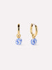 Ana Luisa Jewelry Earrings Drop Earrings Gold Drop Earrings Lainey Marble Blue Gold