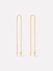 Ana Luisa Jewelry Earrings Drop Pearl Threader Earrings Abrielle Silver