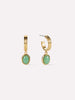 Ana Luisa Jewelry Earrings Gemstone Hoop Earrings Dobby Gold