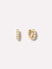 Ana Luisa Jewelry Earrings Huggie Earrings Pearl Huggie Hoops Ashley Silver