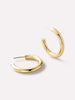 Ana Luisa Jewelry Earrings Hoop Earrings Chunky Gold Hoop Earrings Gold Bold C Hoops Large Solid Gold