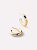 Ana Luisa Jewelry Earrings Hoop Earrings Chunky Gold Hoop Earrings Gold Bold C Hoops Small Solid Gold