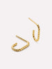 Ana Luisa Jewelry Earrings Hoop Earrings Gold Hoop Earrings Gold Oval Twist Hoops Solid Gold