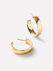 Ana Luisa Jewelry Earrings Hoop Earrings Gold Huggie Hoop Earrings Gold Bold Hoops Medium Solid Gold