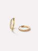 Ana Luisa Jewelry Earrings Hoop Earrings Gold Huggie Hoop Earrings Pave Huggie Hoops Small Gold