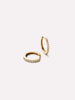 Ana Luisa Jewelry Earrings Huggies Diamond Huggie Earrings Gold Diamond Huggie Hoops Solid Gold