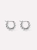 Ana Luisa Jewelry Earrings Hoop Earrings Twisted Hoop Earrings Paris Small Silver Rhodium