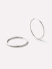 Ana Luisa Jewelry Earrings Hoop Earrings White Gold Hoop Earrings White Gold Slim Hoops Large Solid Gold