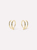 Ana Luisa Jewelry Earrings Huggie Double Hoop Earrings Harley Silver Gold New1