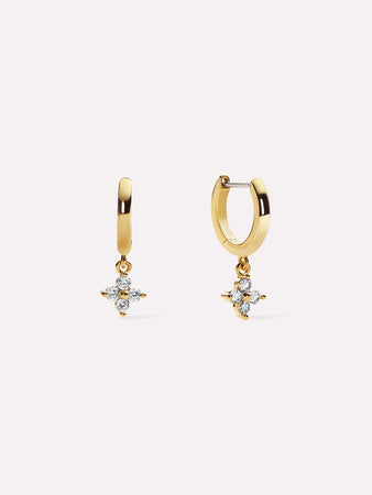 Ana Luisa Jewelry Earrings Huggie Gold Huggie Hoop Earrings Angela Gold