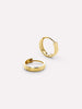 Ana Luisa Jewelry Earrings Huggie Gold Huggie Hoop Earrings Gold Bold Hoops Solid Gold