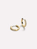 Ana Luisa Jewelry Earrings Huggie Gold Huggie Hoop Earrings Pave Huggie Hoops Gold