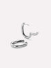 Silver Hoop Earrings - Rox Small Silver
