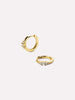 Ana Luisa Jewelry Earrings Studs Gold Huggie Hoops Kodi Silver