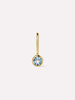 Ana Luisa Jewelry Necklace Charms Birthstone Gold Mini Birthstone Charm December Birthstone Gold Mini London Blue Topaz Charm Solid Gold