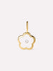 Ana Luisa Jewelry Necklace Charms Gold Pendant Flower Floating Diamond Charm Solid Gold