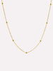Dainty Gold Necklace - Gold Satellite Necklace
