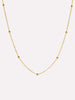 Ana Luisa Jewelry Necklaces Chain Necklace Dainty Gold Necklace Gold Satellite Necklace Solid Gold