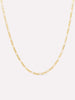 Ana Luisa Jewelry Necklace Chain Necklaces Figaro Chain Necklace Leo Regular Short Gold