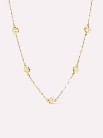 Flower Station Necklace - Rowena Necklace