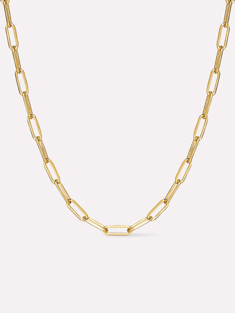 Ana Luisa Jewelry Necklaces Link Chain Necklace Laura Bold Gold