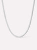 Herringbone Chain Necklace - Ina Silver