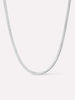 Ana Luisa Jewelry Necklaces Medium Chains Herringbone Chain Necklace Ina Silver Stainless Steel