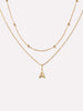 Ana Luisa Jewelry Necklaces Necklace Sets Gold Letter Necklace Gold Layered Letter Necklace A Soild Gold