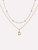 Ana Luisa Jewelry Necklaces Necklace Sets Gold Letter Necklace Gold Layered Letter Necklace D Soild Gold