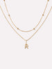 Ana Luisa Jewelry Necklaces Necklace Sets Gold Letter Necklace Gold Layered Letter Necklace R Soild Gold