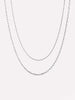 Ana Luisa Jewelry Necklaces Necklace Sets Layered Necklace White Gold Layered Necklace Solid White Gold