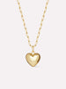 Puffed Heart Necklace - Lev
