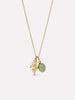 Gold Charm Necklace - Ocean