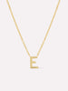 Gold Initial Necklace - Letter Necklace