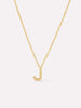 Gold Initial Necklace - Letter Necklace
