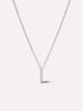 Silver Initial Necklace - Letter Necklace