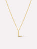 Gold Initial Necklace - Letter Necklace