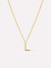 Gold Initial Necklace - Letter Necklace