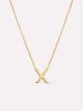 Gold Initial Necklace - Letter Necklace