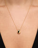 Gold Pendant Necklace - Pebble Mini